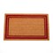 Natural Coir Door Mat with Non-Slip Backing, Indoor Outdoor Entry Doormat